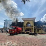 Breaking News! Gedung Asrama Haji Ternate Terbakar, Sementara Ditempati Atlet Karate