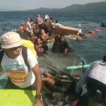 Kapal Kayu Tenggelam Dihantam Ombak di Halmahera Selatan