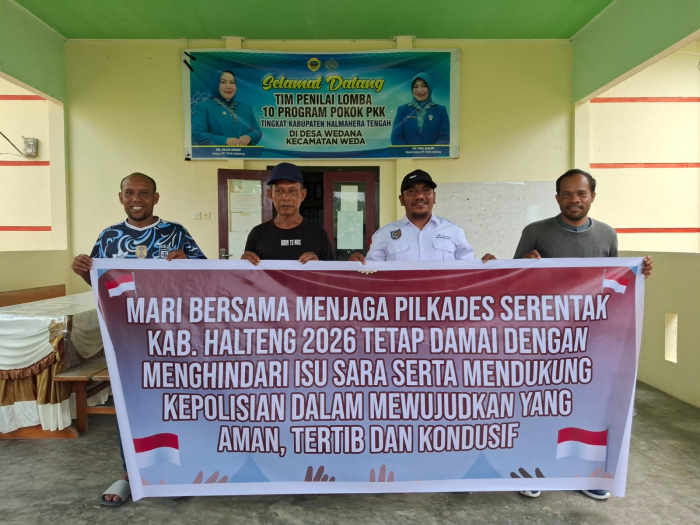 Sambut Pilkades 2026, APDESI Halmahera Tengah Ajak Warga Jaga Kamtibmas