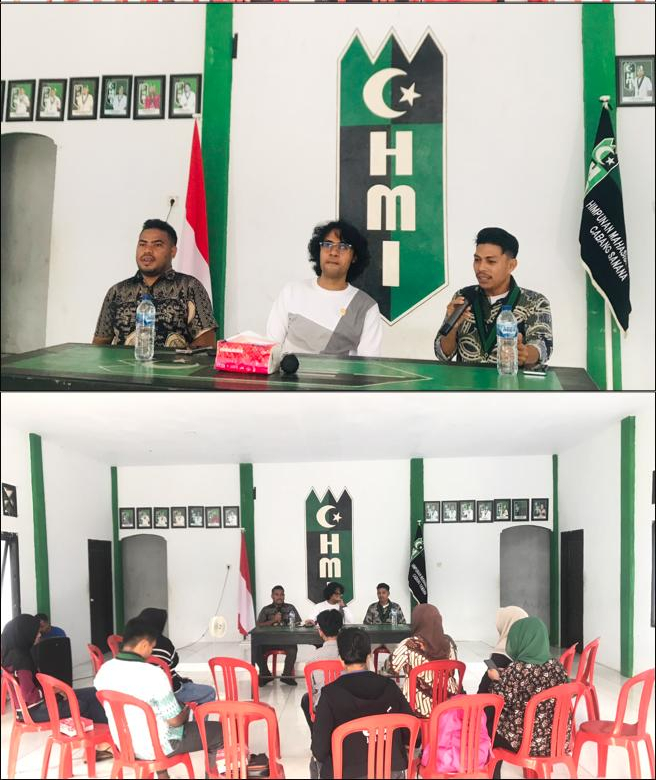 Serap Aspirasi, Anggota DPD RI Dr. Graal Taliawo Temui HMI Cabang Sanana