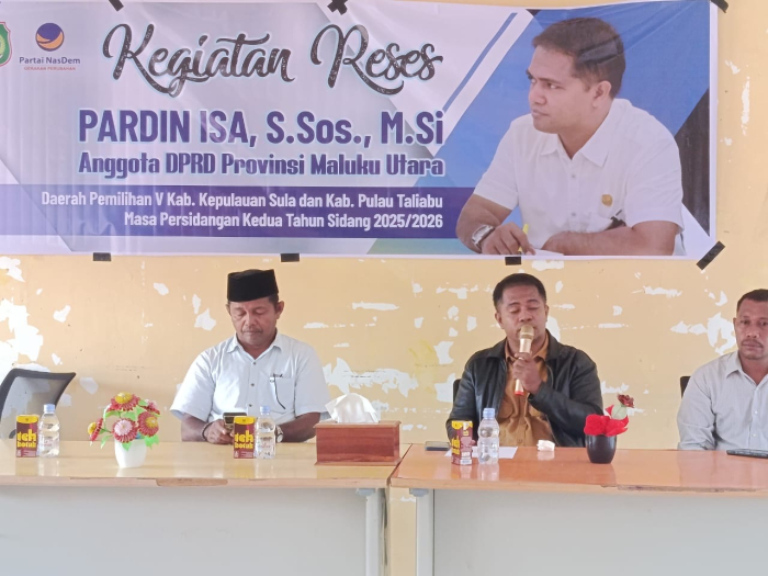 Serap Aspirasi, Pardin Isa Dorong Prioritas Infrastruktur dan Pendidikan di Sula–Taliabu
