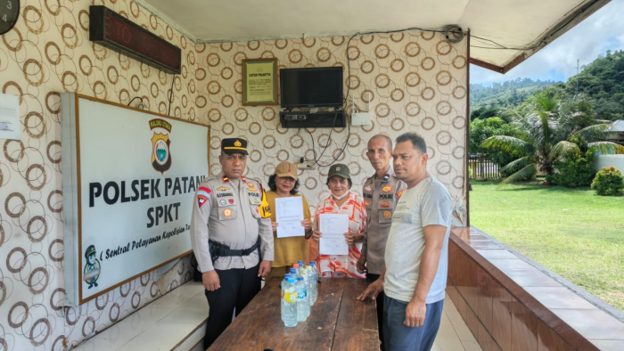 Polsek Patani, Halmahera Tengah Sita Belasan Botol Cap Tikus