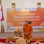 Sensus Ekonomi 2026 di Kepulauan Sula Dimulai, Bupati: Hasilnya jadi Dasar Kebijakan Daerah