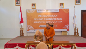 Sensus Ekonomi 2026 di Kepulauan Sula Dimulai, Bupati: Hasilnya jadi Dasar Kebijakan Daerah