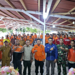 Basarnas Ternate Latih Ratusan Warga Batang Dua, Siaga Hadapi Bencana