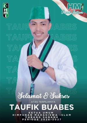 Ketua HMI Cabang Sanana Komitmen Kembalikan Marwah Organisasi